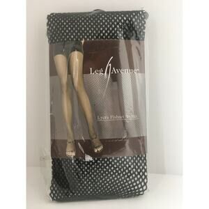 Leg Avenue Black Spandex Fishnet Tights Adult Sexy Pantyhose Hosiery NEW